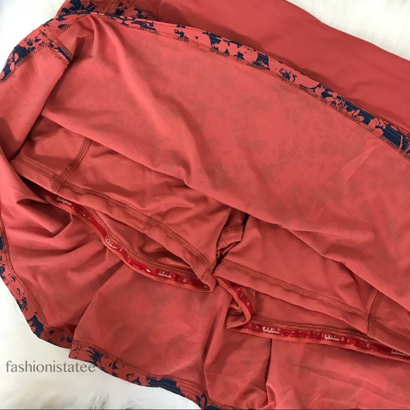 NWT lululemon Pace rival skirt tall efflorescent - Picture 5 of 8